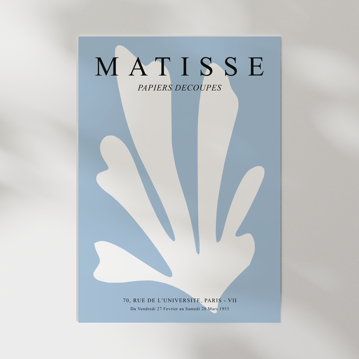 Papier Decoupes Blue I Matisse Poster