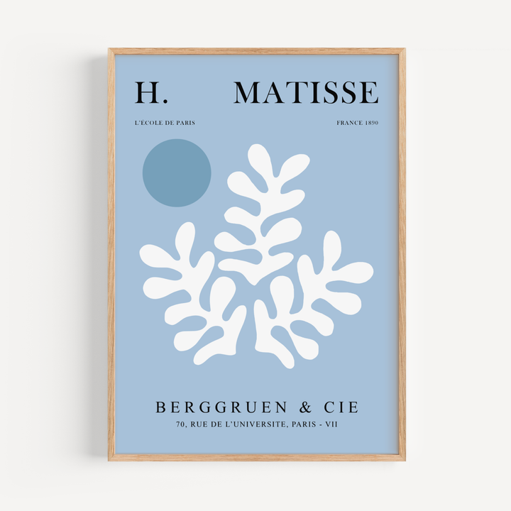 Papier Decoupes Blue II Matisse Poster