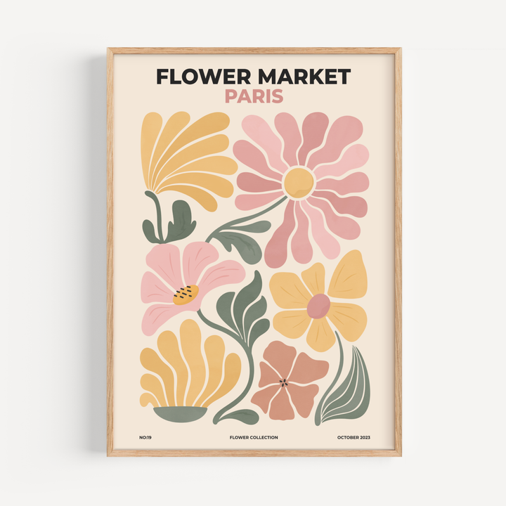 Paris Flower Market Poster II