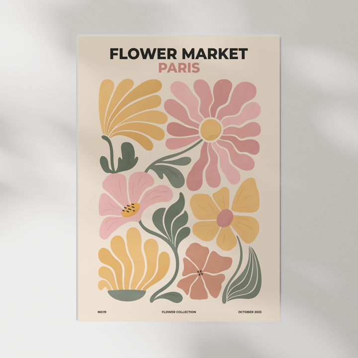 Paris Flower Market Poster II