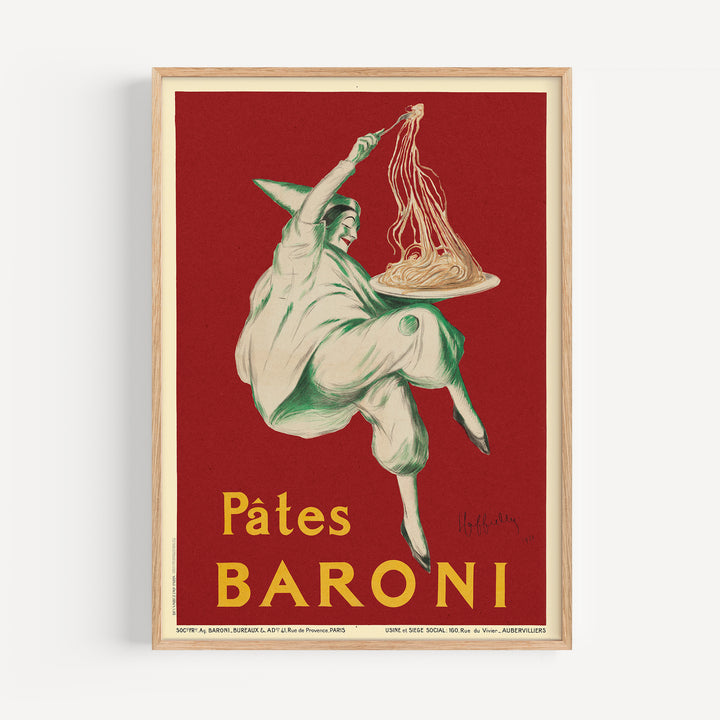 Pâtes Baroni Ad Poster by Leonetto Cappiello
