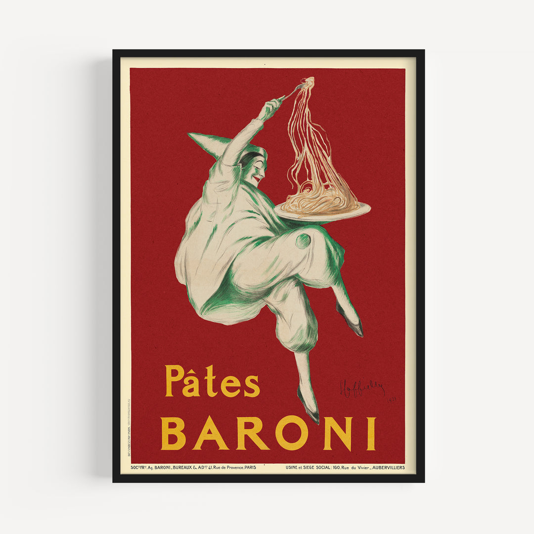 Pâtes Baroni Ad Poster by Leonetto Cappiello