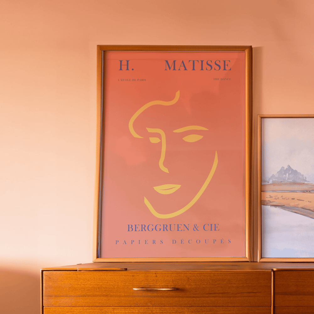 Papier Decoupes Peach Matisse Poster - Poster Room