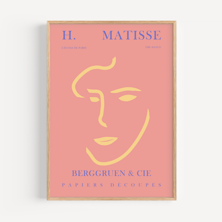 Papier Decoupes Peach Matisse Poster