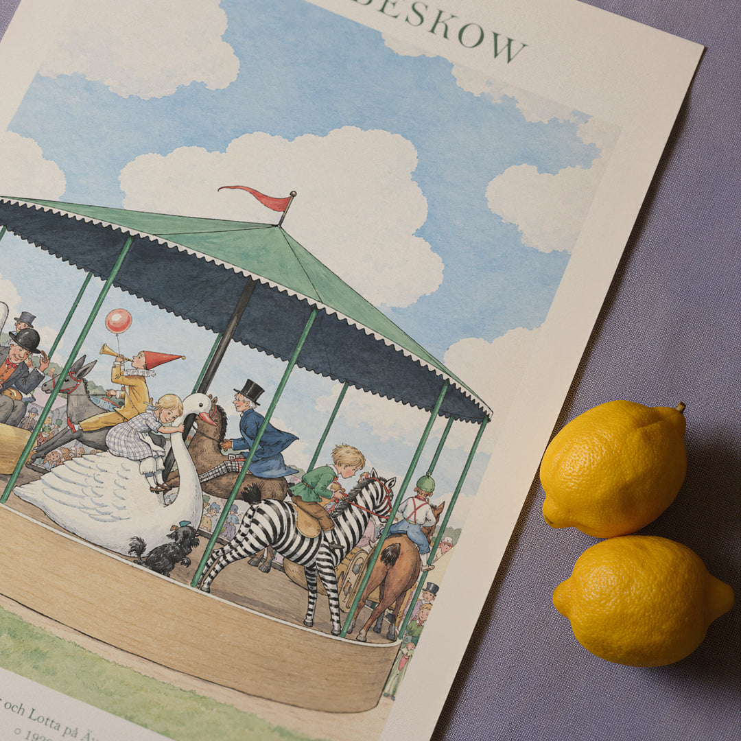 Petter och Lotta på Äventyr by Elsa Beskow Poster