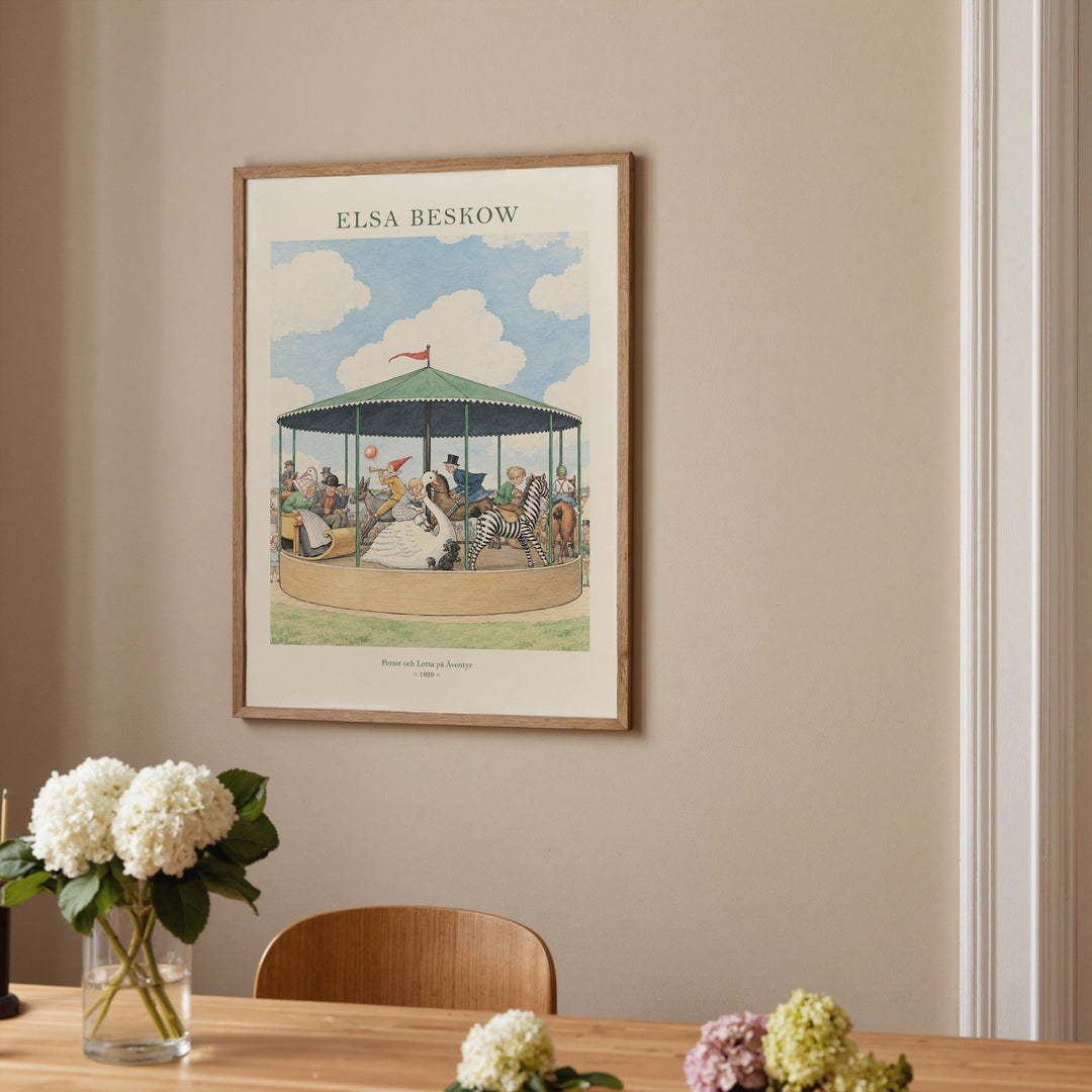 Petter och Lotta på Äventyr by Elsa Beskow Poster