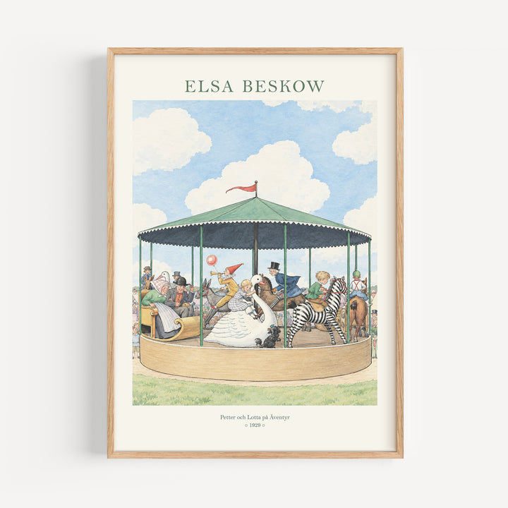 Petter och Lotta på Äventyr by Elsa Beskow Poster
