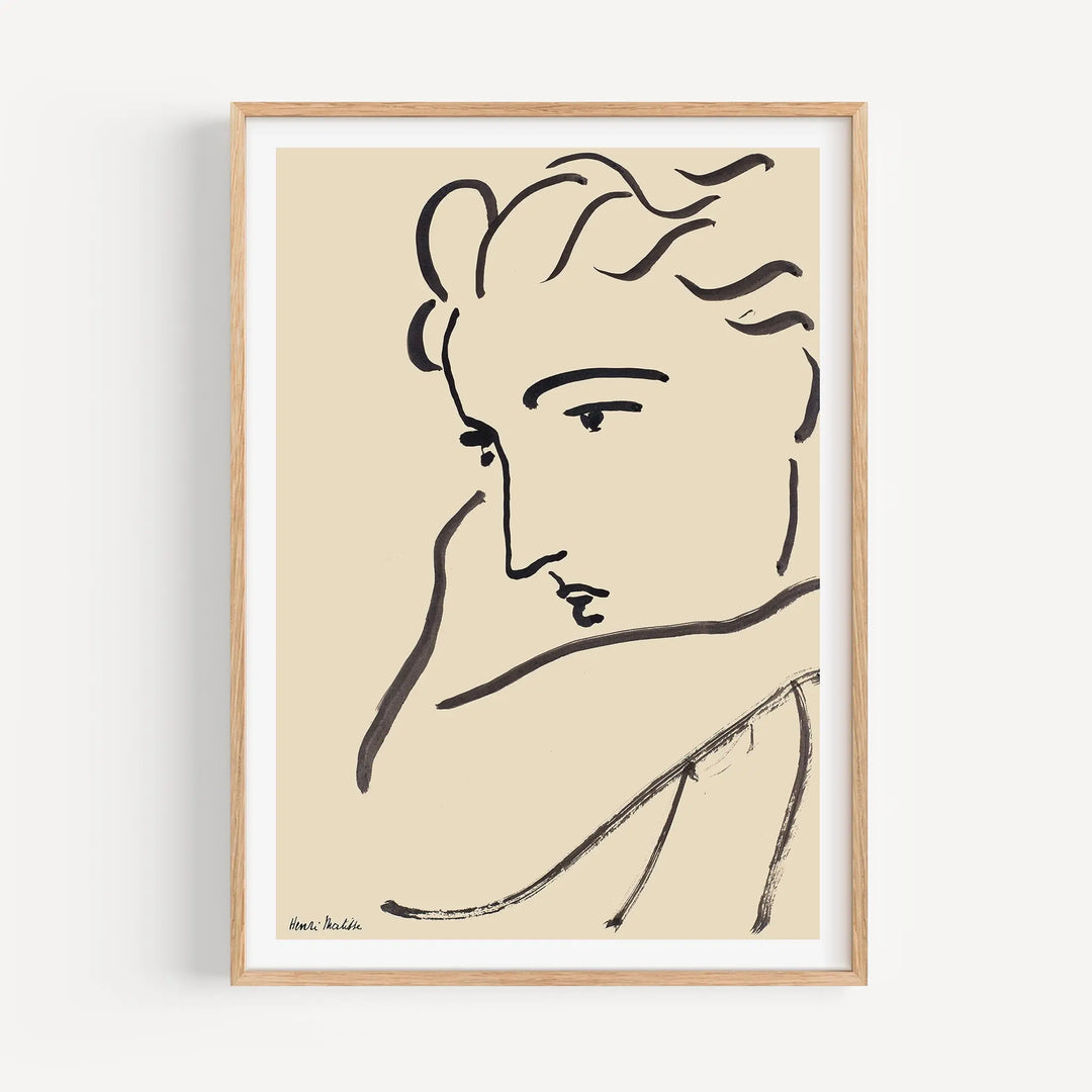 Profil de Femme by Henri Matisse Poster Henri Matisse
