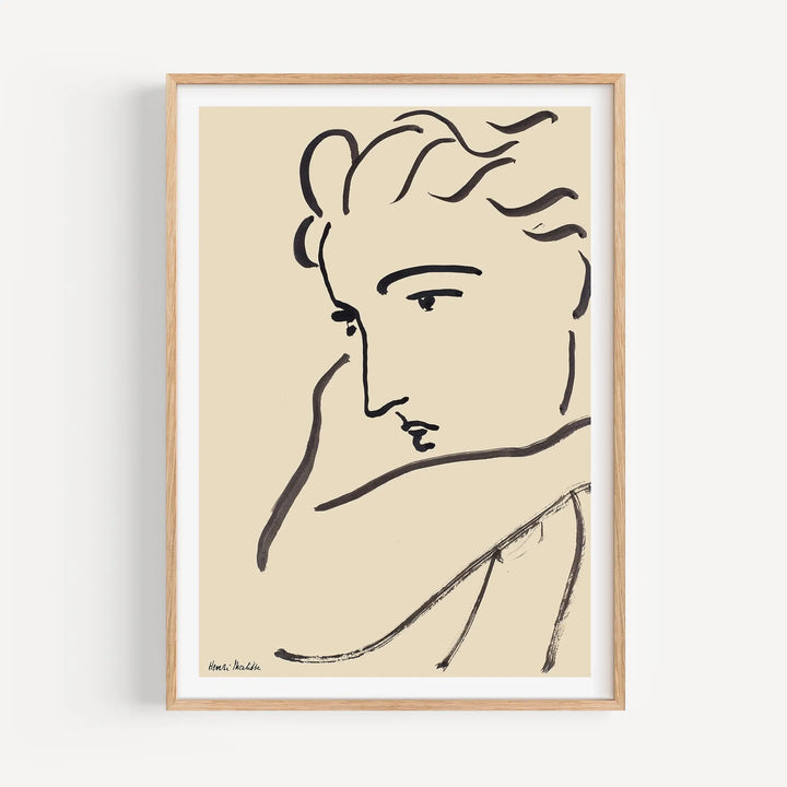 Profil de Femme by Henri Matisse Poster Henri Matisse