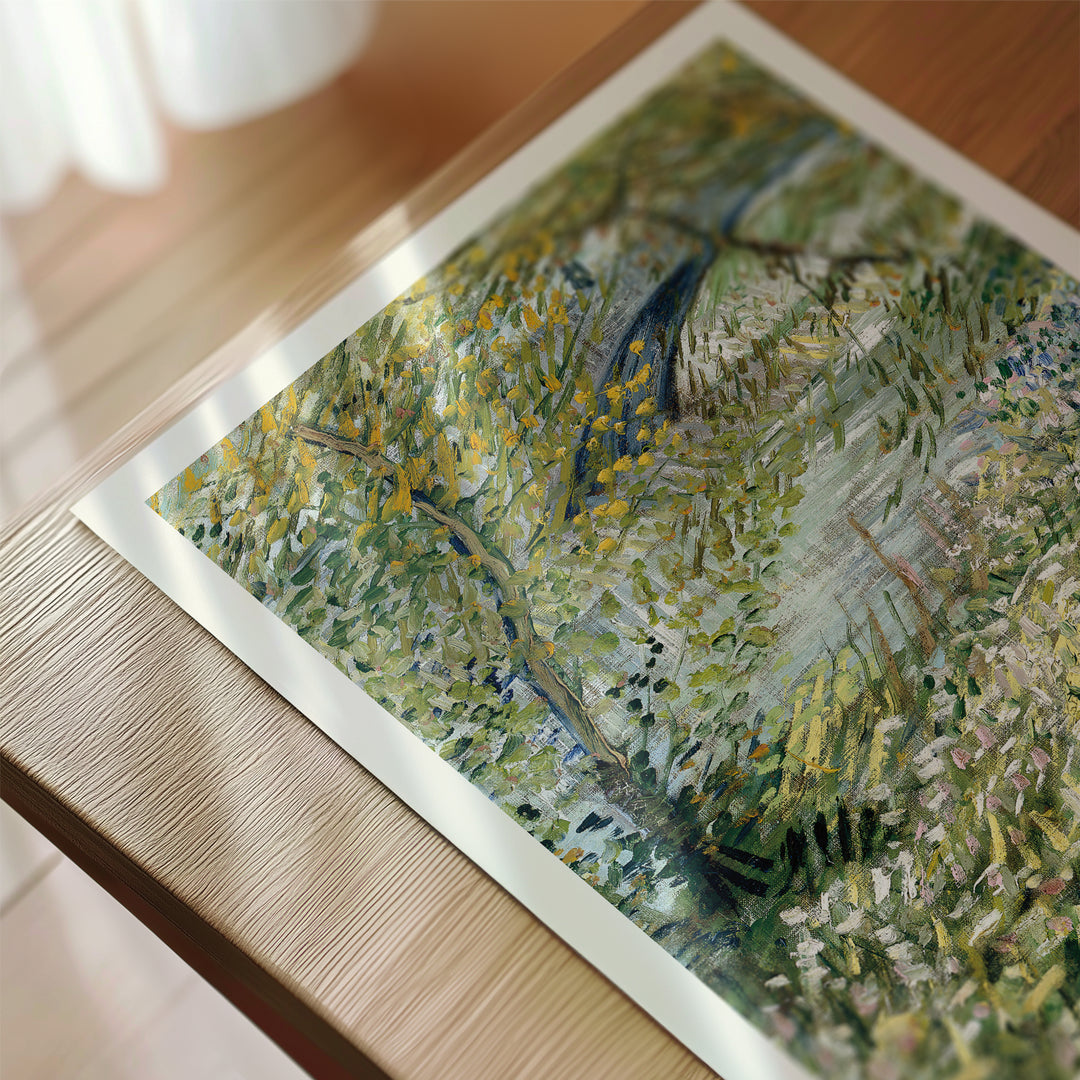 River Bank in Springtime by Vincent van Gogh Poster