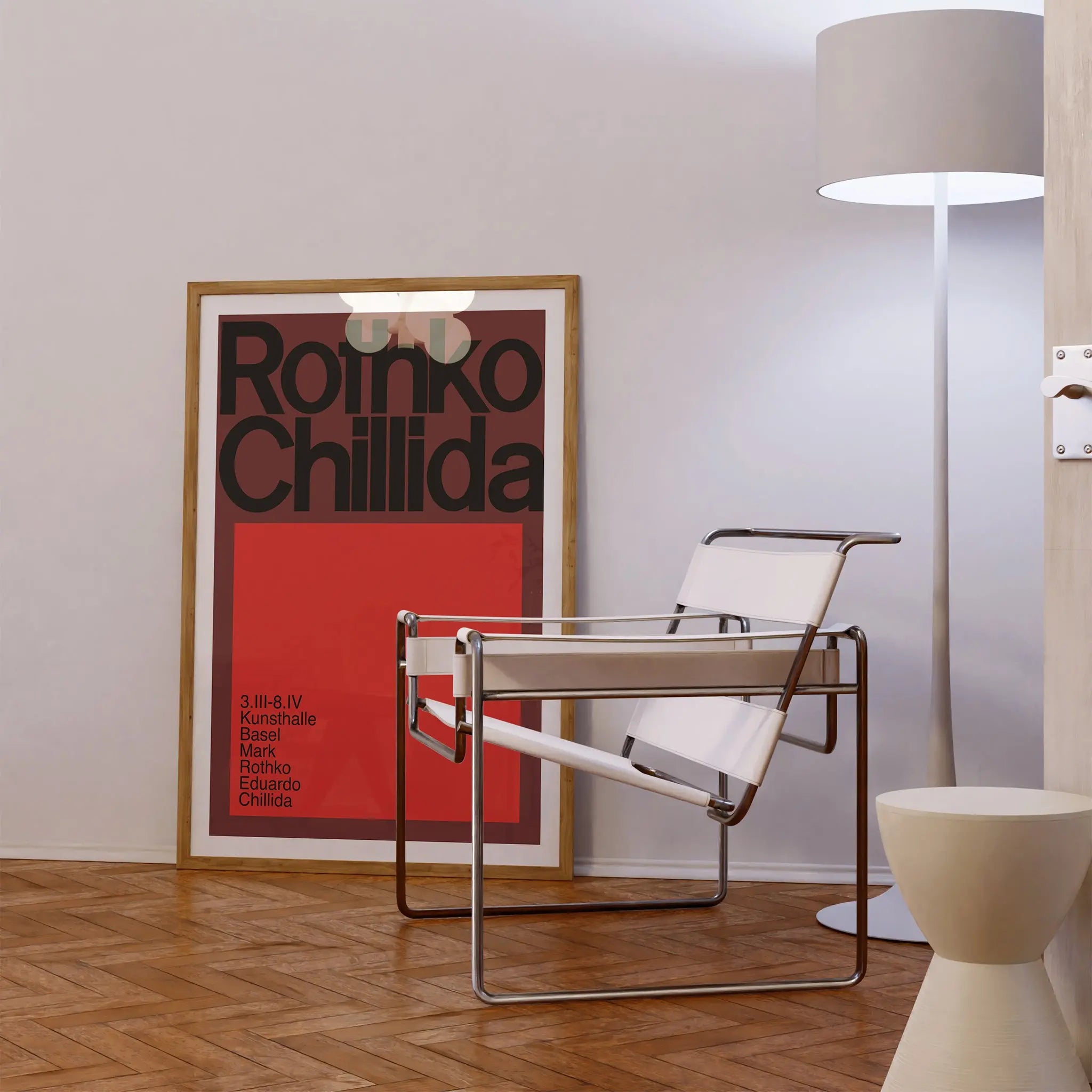 Rothko Chillida Exhibition Poster - Abstract Modern Art - Poster Room