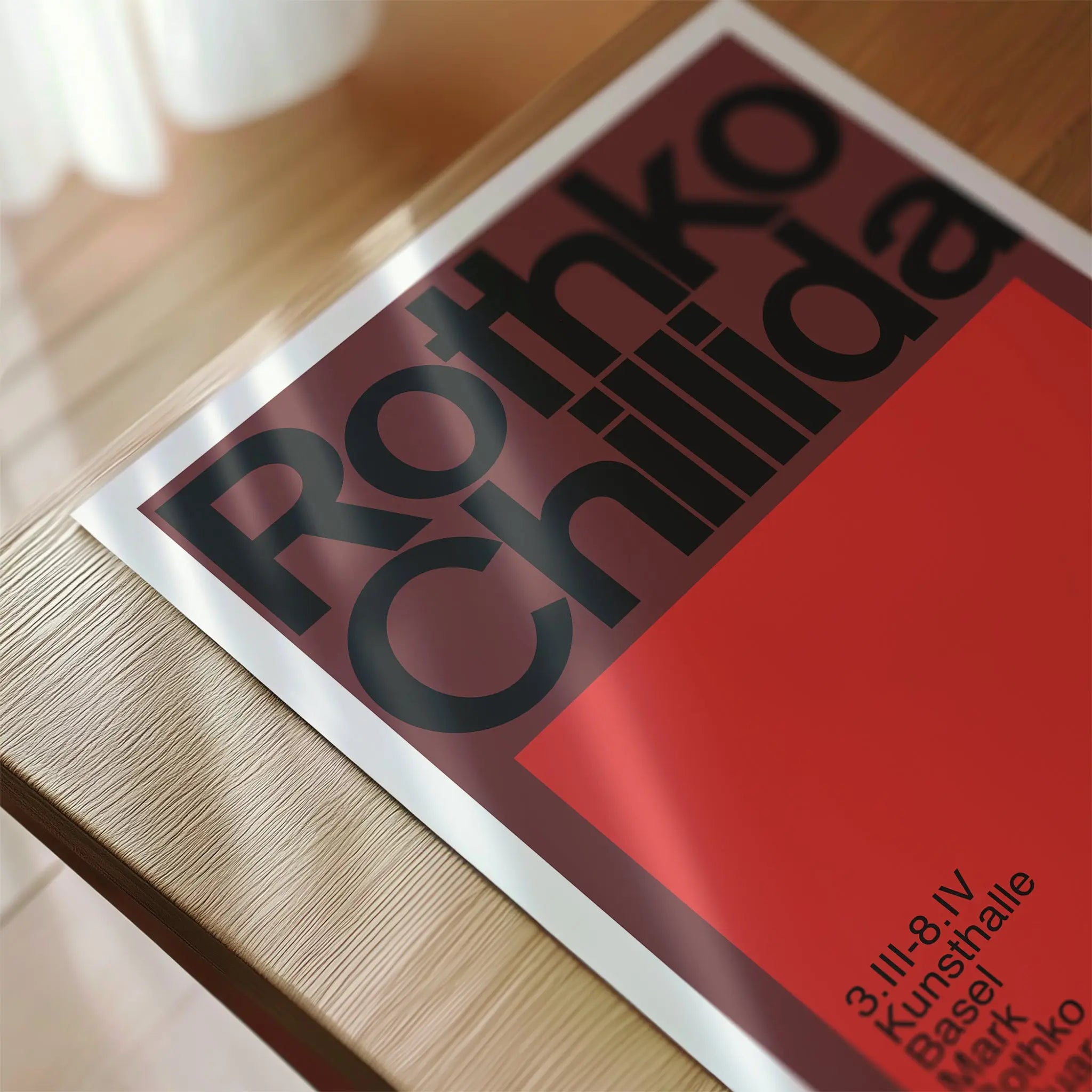 Rothko Chillida Exhibition Poster – Poster Room