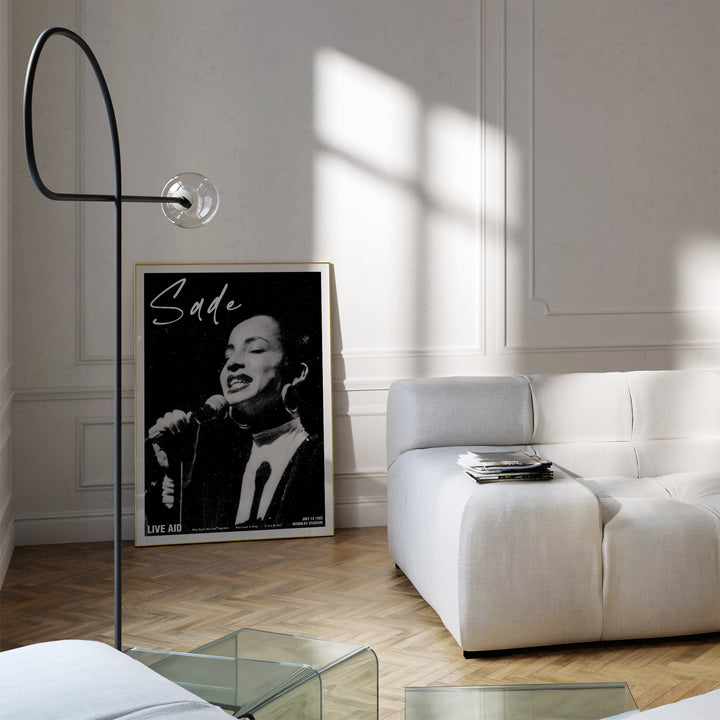 Sade Live Aid Concert Poster