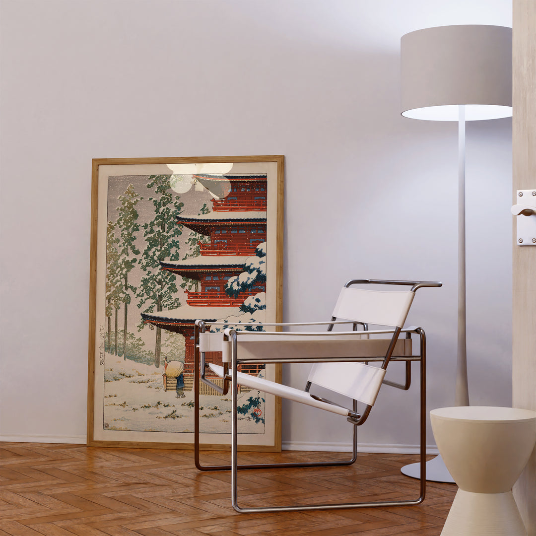 Saisho in Temple, Hirosaki by Kawase Hasui Poster