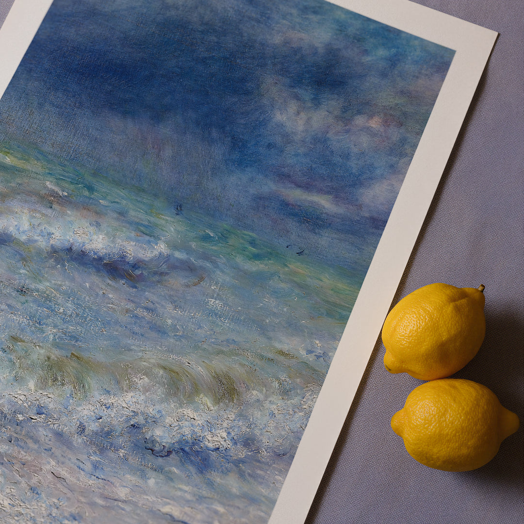 Seascape by Pierre Auguste-Renoir Poster