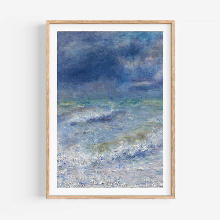 Seascape by Pierre Auguste-Renoir Poster