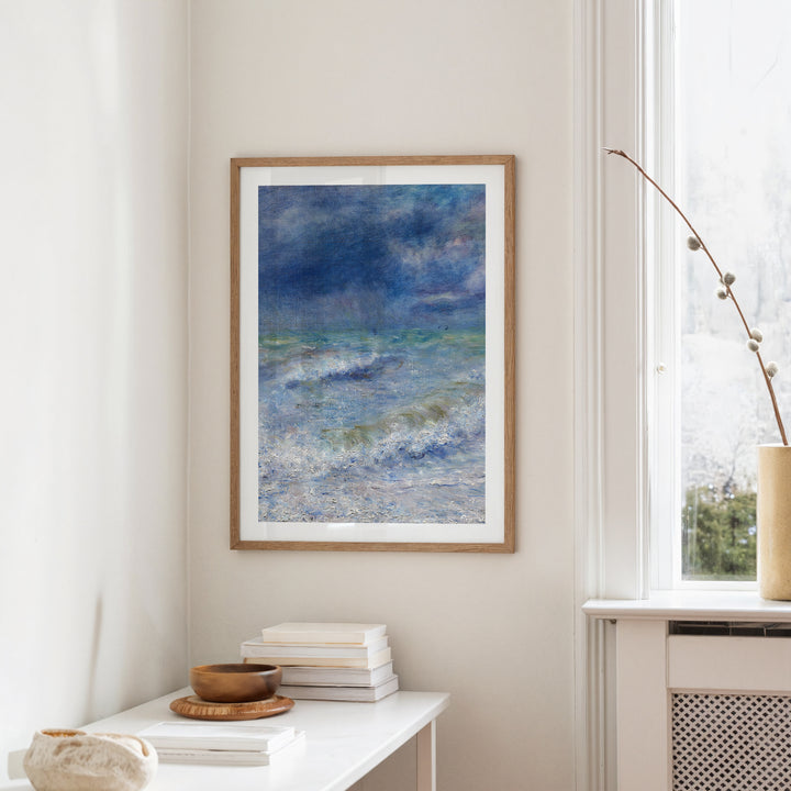 Seascape by Pierre Auguste-Renoir Poster