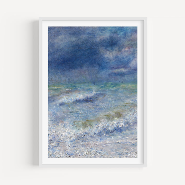 Seascape by Pierre Auguste-Renoir Poster