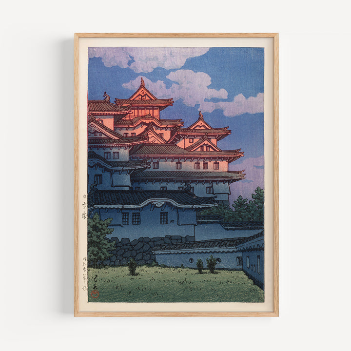 Shirasagijo Castle by Hasui Kawase Poster