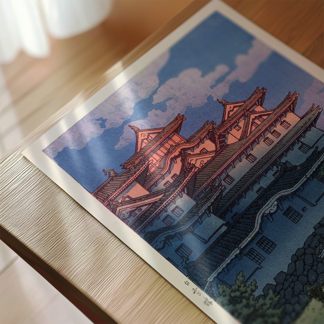 Shirasagijo Castle by Hasui Kawase Poster