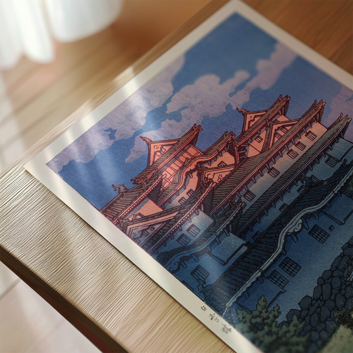 Shirasagijo Castle by Hasui Kawase Poster