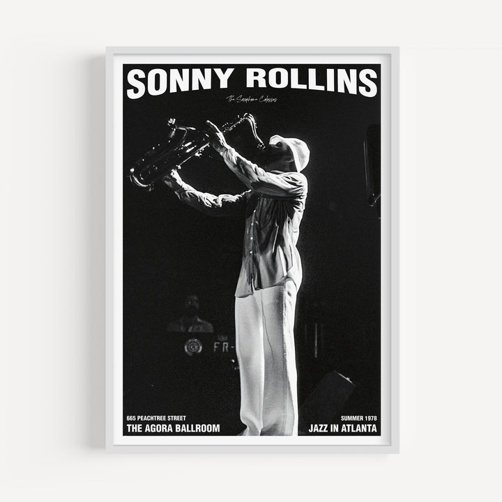 Sonny Rollins Agora Ballroom Concert Poster