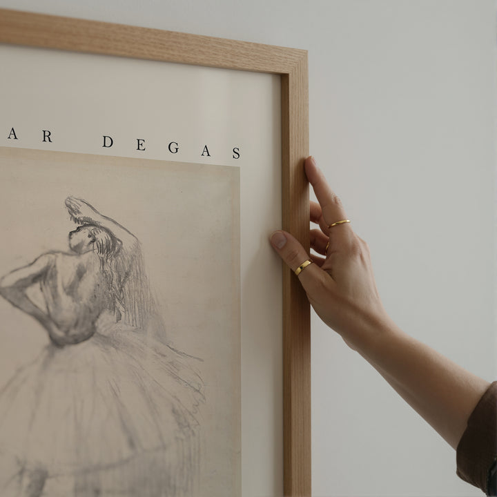 Standing Dancer by Edgar Degas Poster