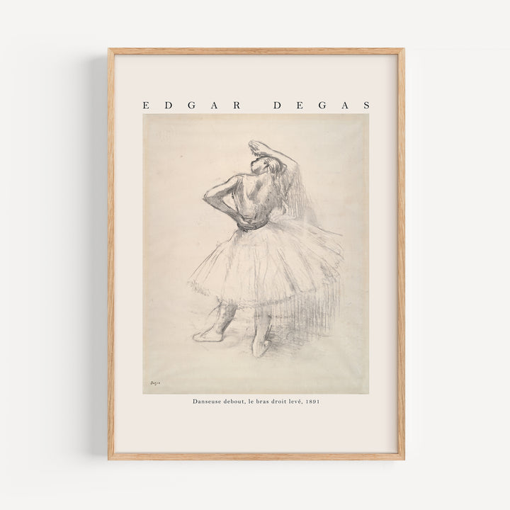 Standing Dancer by Edgar Degas Poster