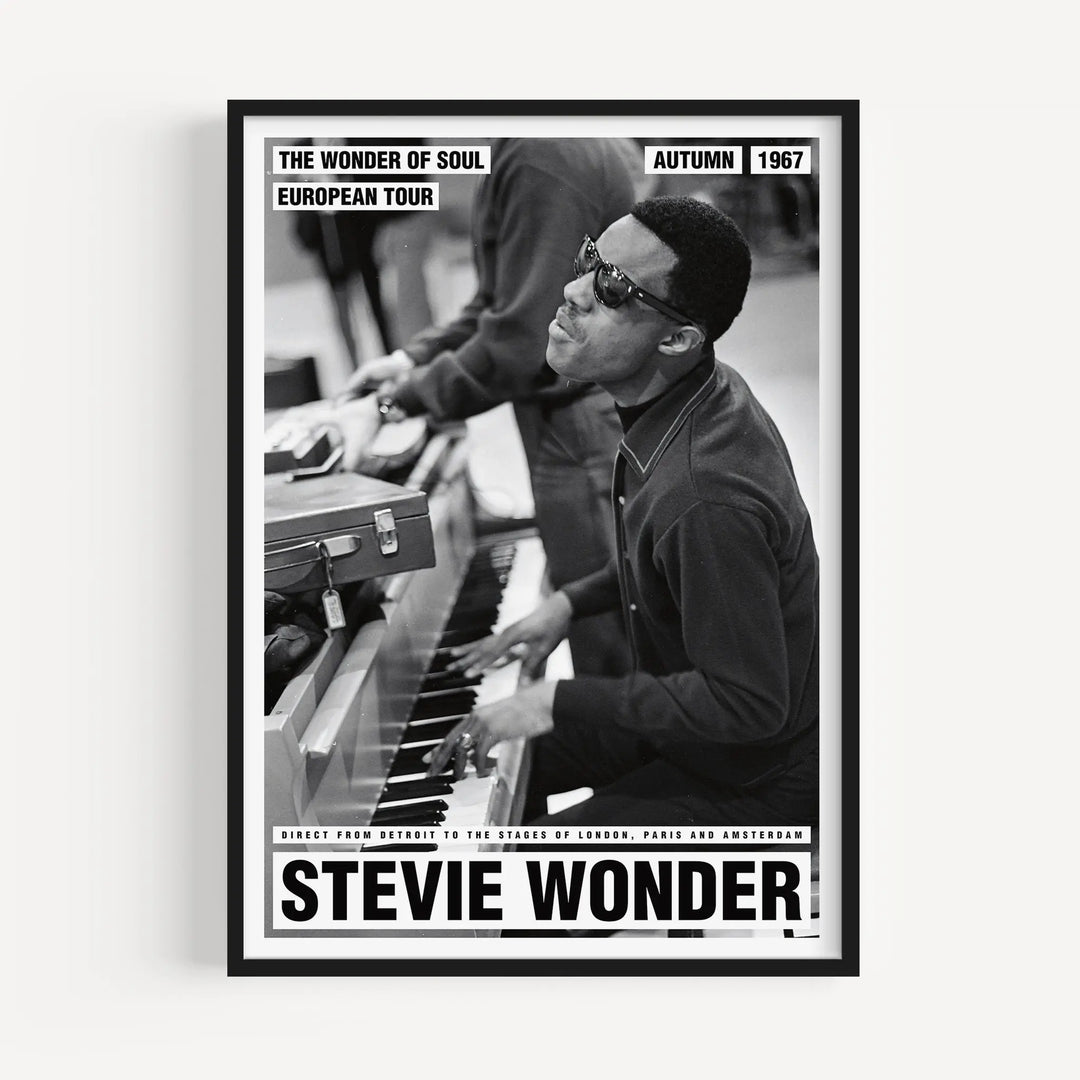 Stevie Wonder European Tour Poster Poster Room