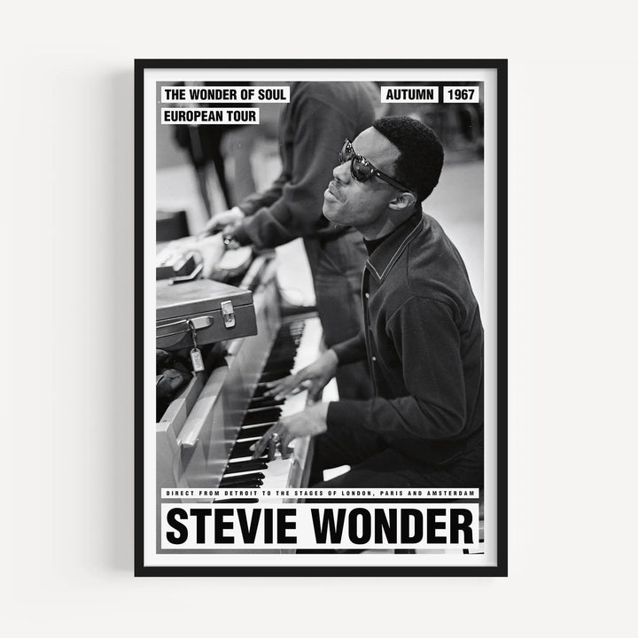 Stevie Wonder European Tour Poster Poster Room