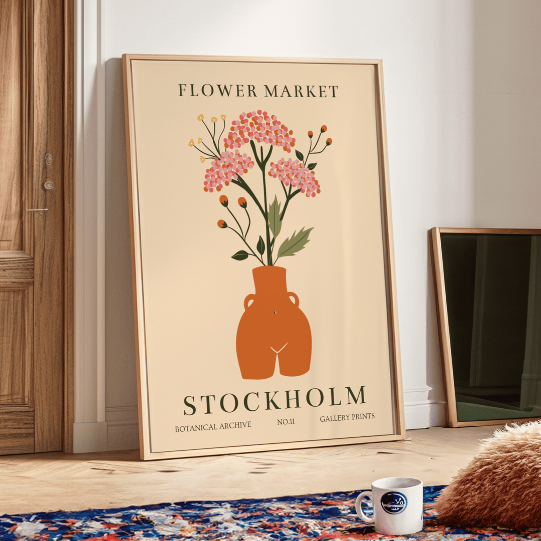 Stockholm Flower Market Poster - Poster Room