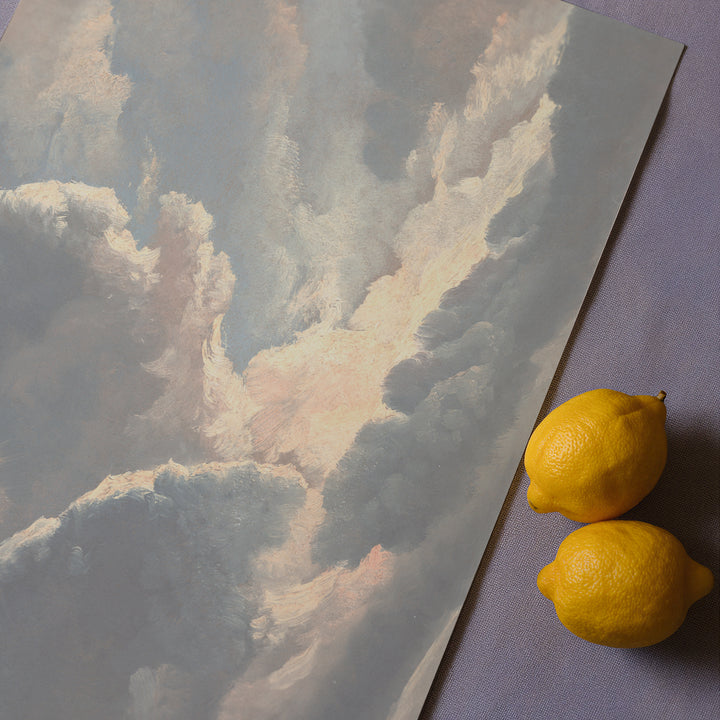Study of Clouds Horizontal Poster