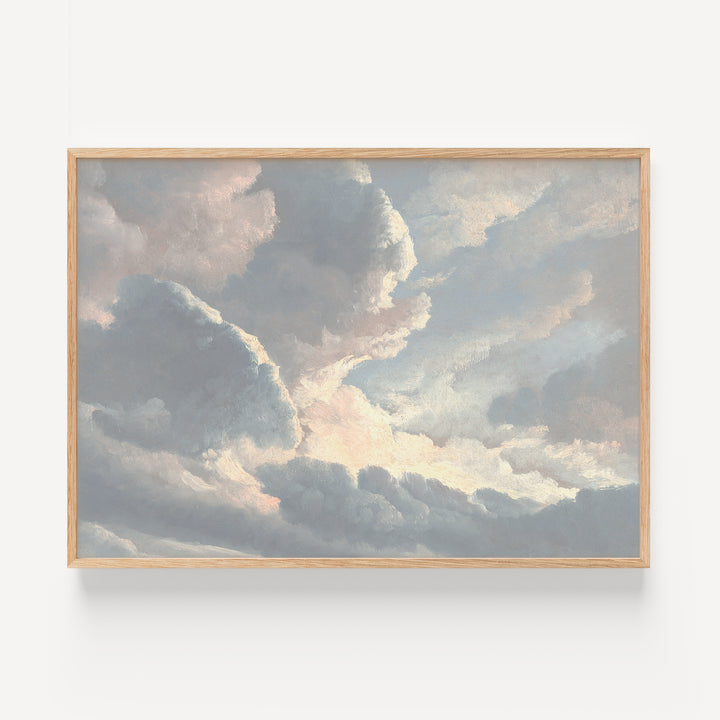 Study of Clouds Horizontal Poster