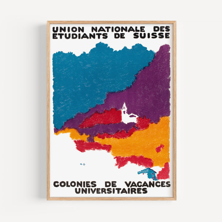 Swiss Universities by Augusto Giacometti Poster