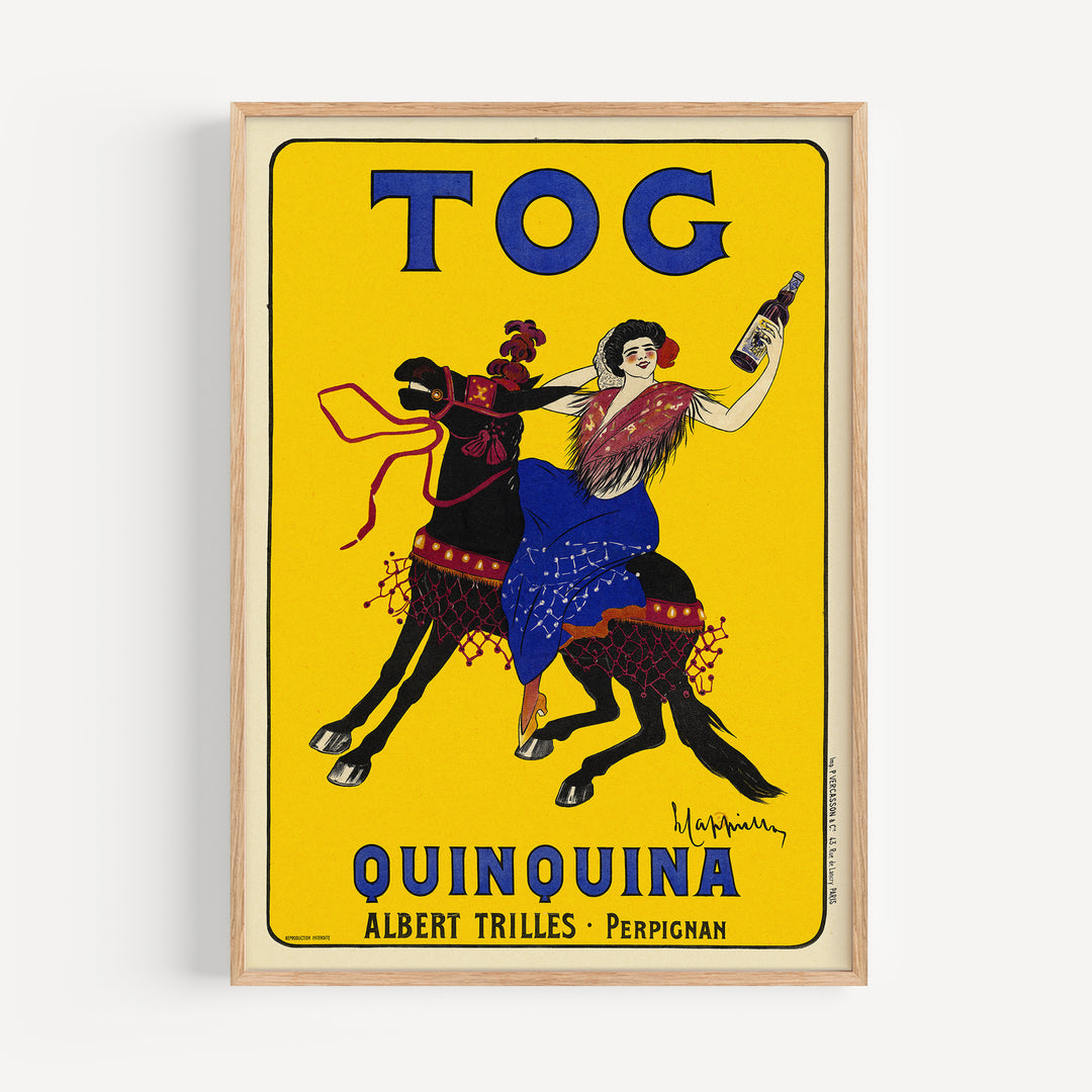 TOG Quinquina Ad Poster by Leonetto Cappiello