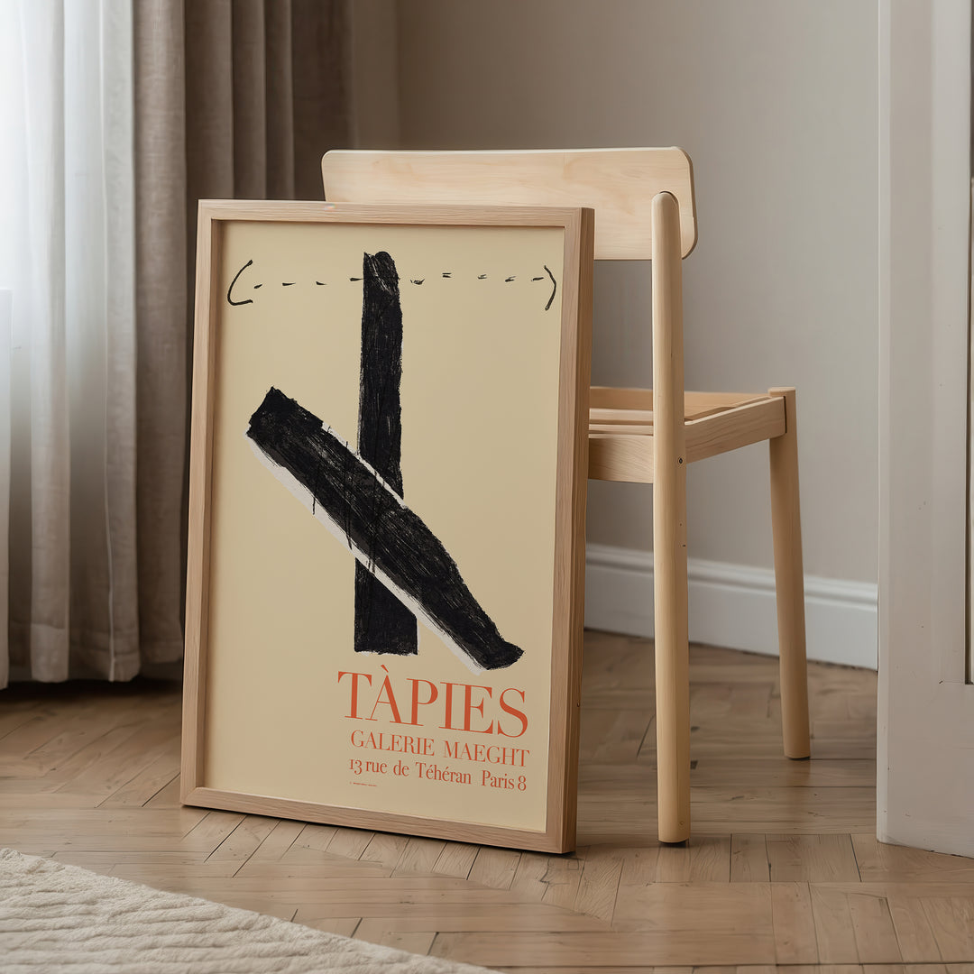 Tàpies Exhibition Poster