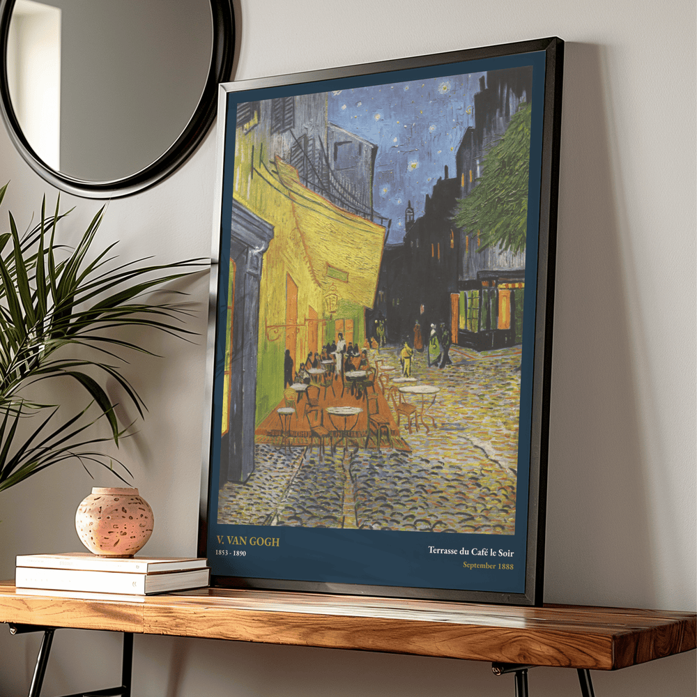 Terrasse du Café le Soir by Vincent van Gogh Poster - Poster Room