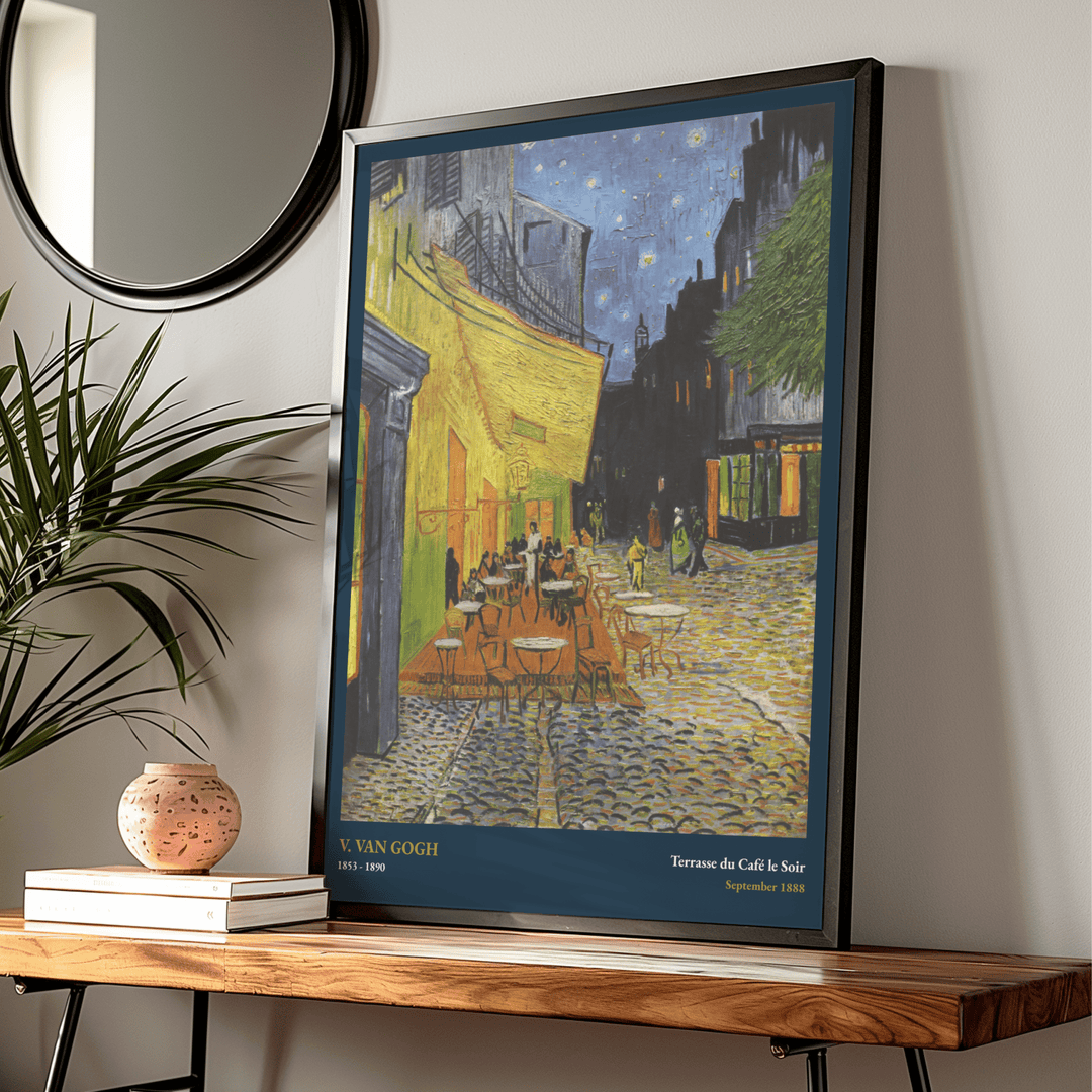 Terrasse du Café le Soir by Vincent van Gogh Poster - Poster Room