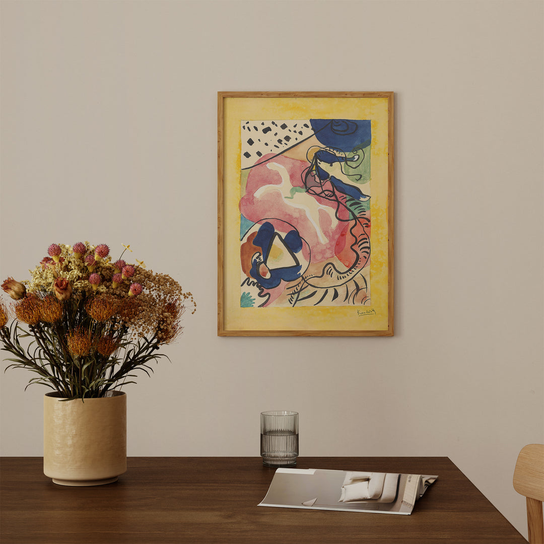 The Blue Rider VI by Wassily Kandinsky Poster
