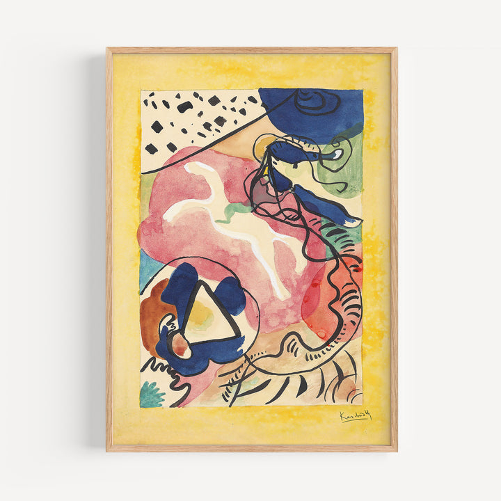 The Blue Rider VI by Wassily Kandinsky Poster