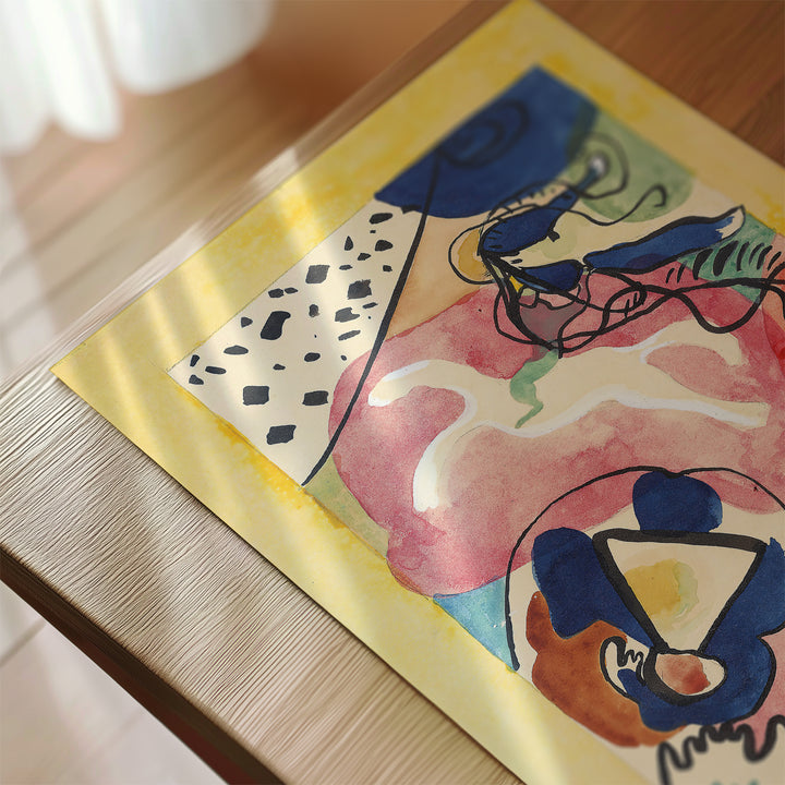 The Blue Rider VI by Wassily Kandinsky Poster
