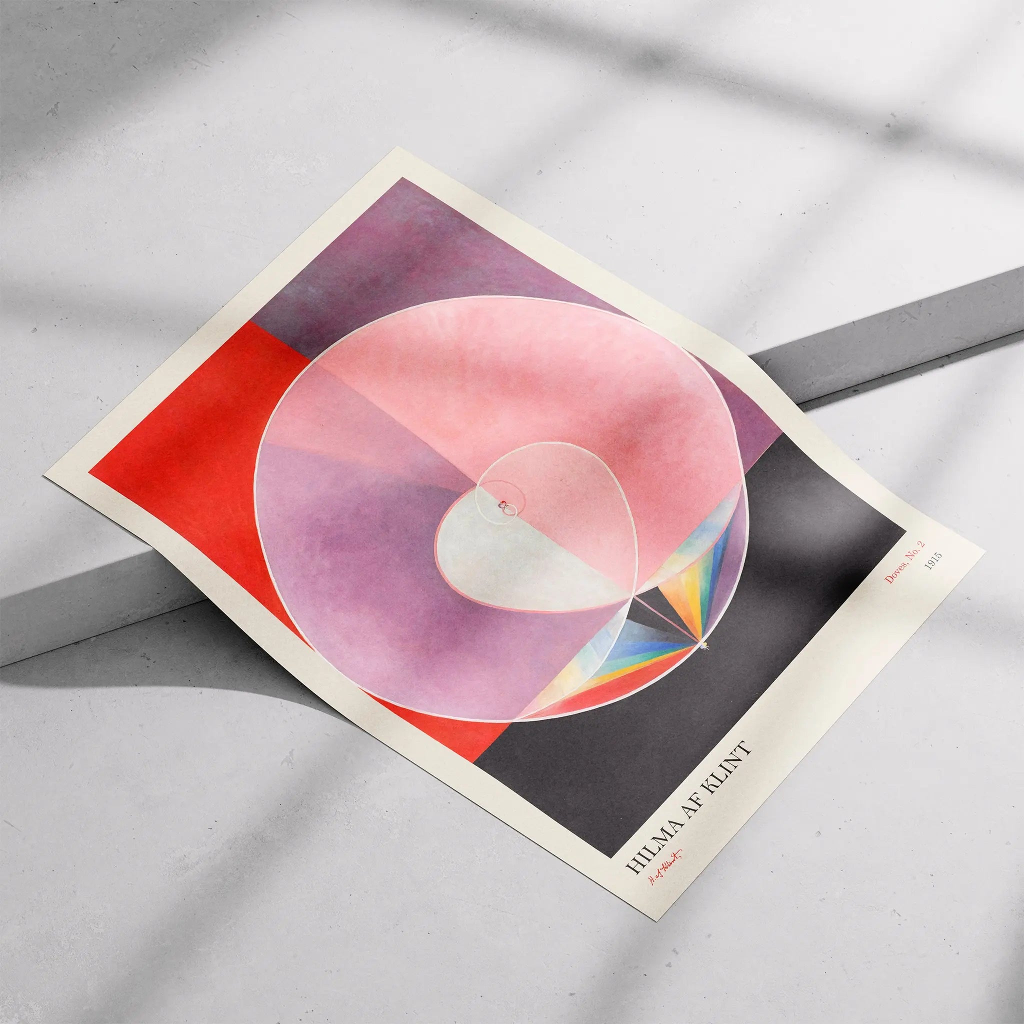 Hilma af Klint Poster - Doves No. 2 Abstract Art - Poster Room