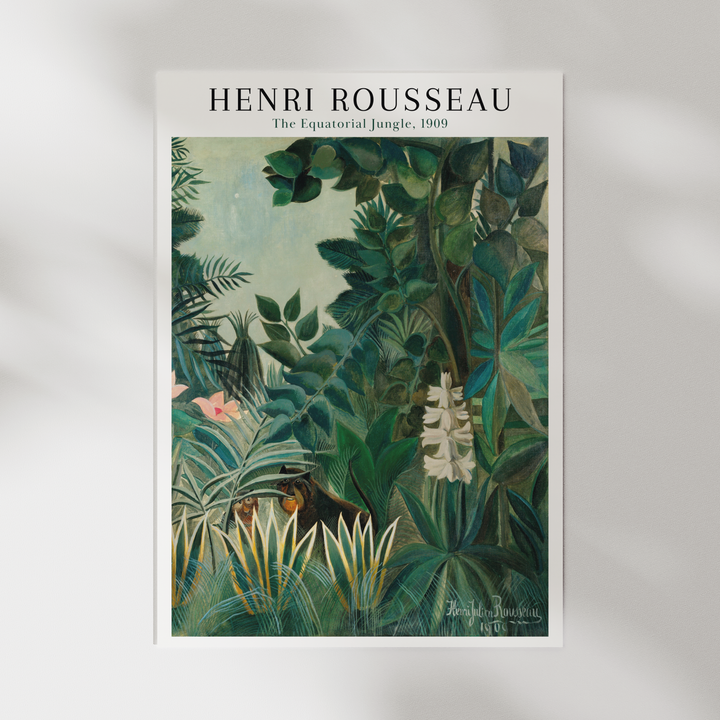 The Equatorial Jungle Henri Rousseau Poster