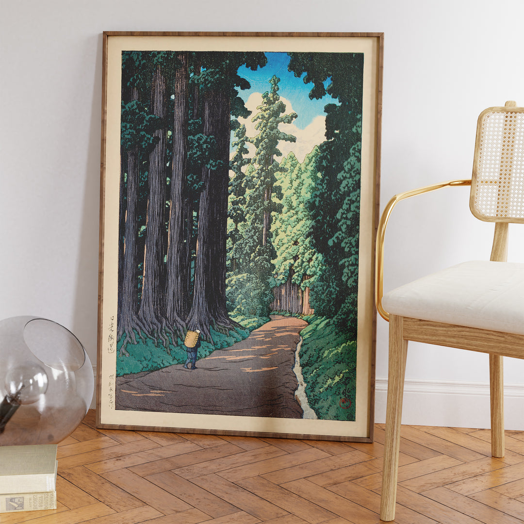 The Road to Nikko by Hasui Kawase Poster