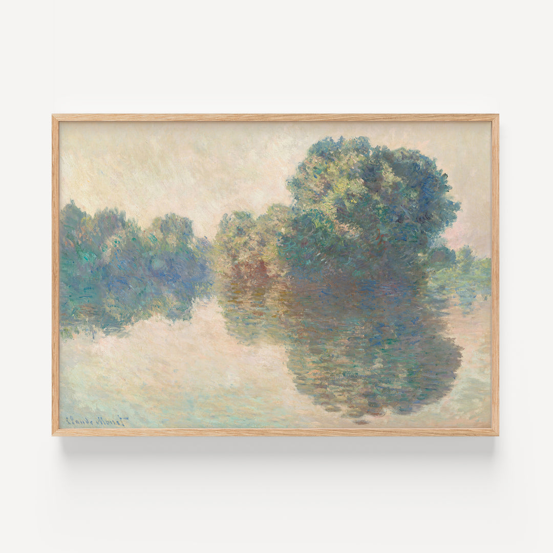 The Seine at Giverny by Claude Monet Poster