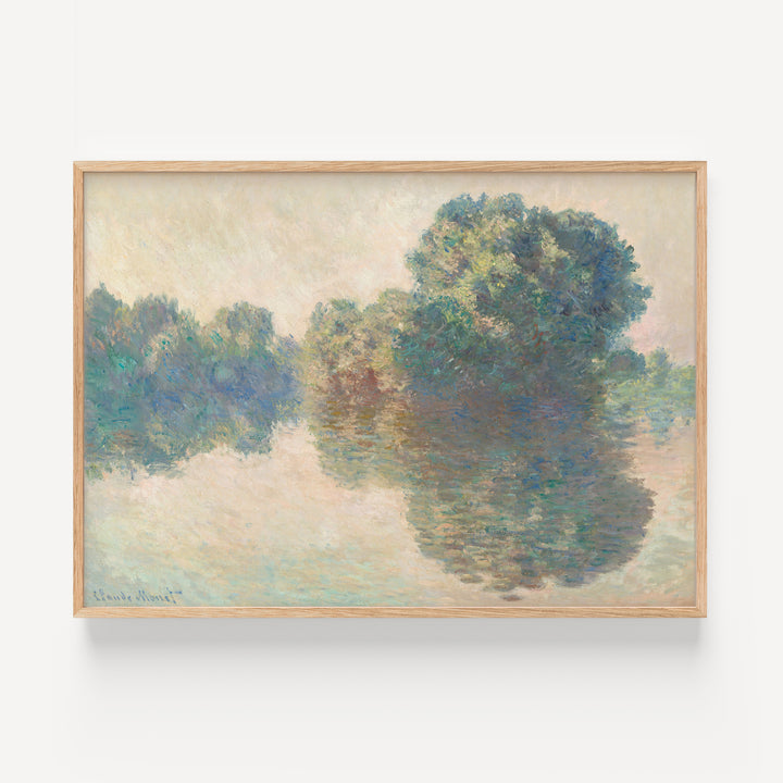 The Seine at Giverny by Claude Monet Poster
