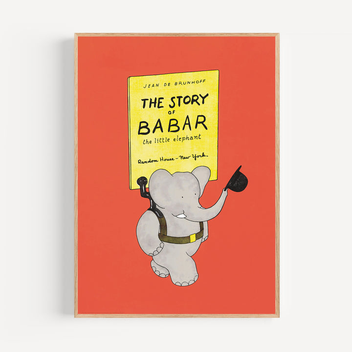 Babar Yellow and Red Poster Set