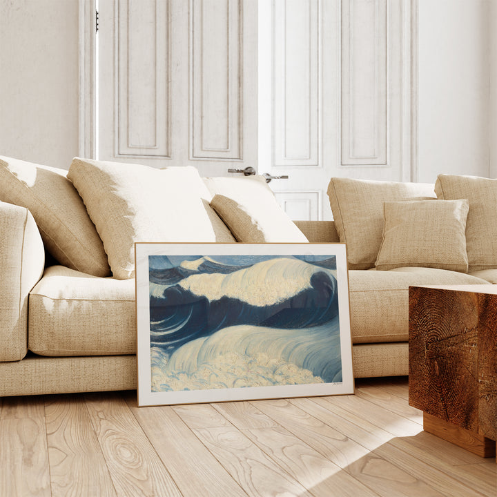 The Wave by C.R.W. Nevinson Poster