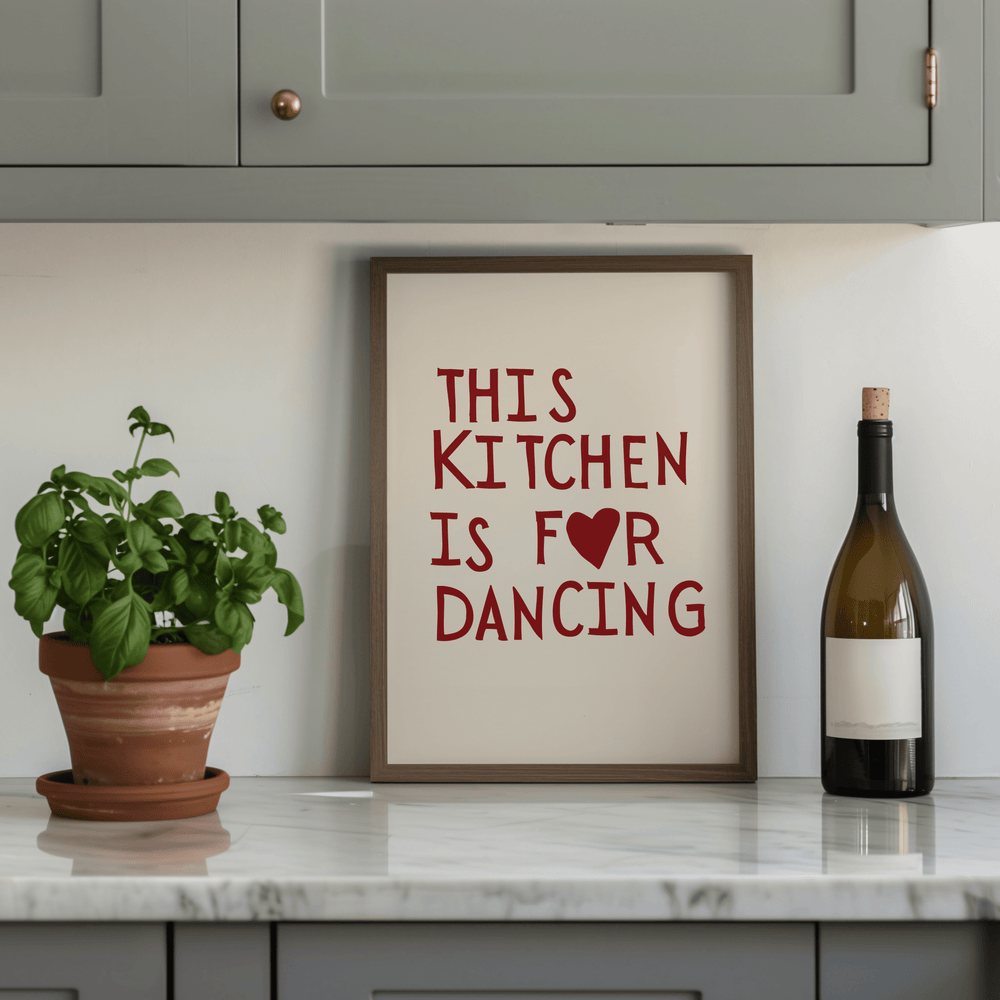 This Kitchen is for Dancing Poster - Poster Room