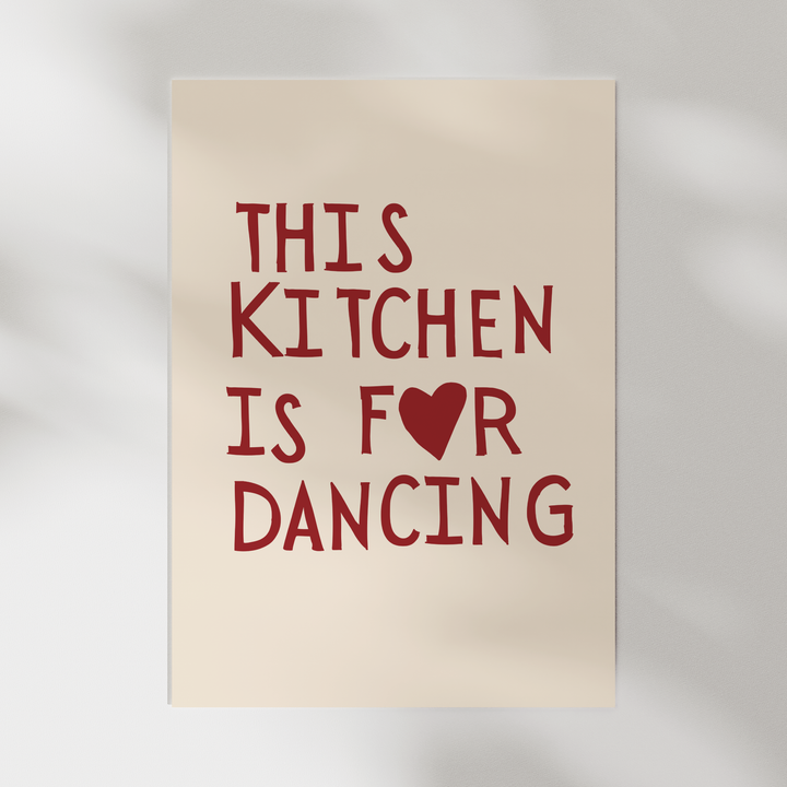 This Kitchen is for Dancing Poster